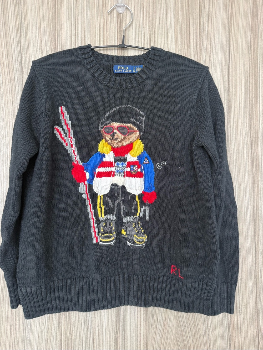 Polo Ralph Lauren Polo Bear Ski Sweater - Black – Women’s S